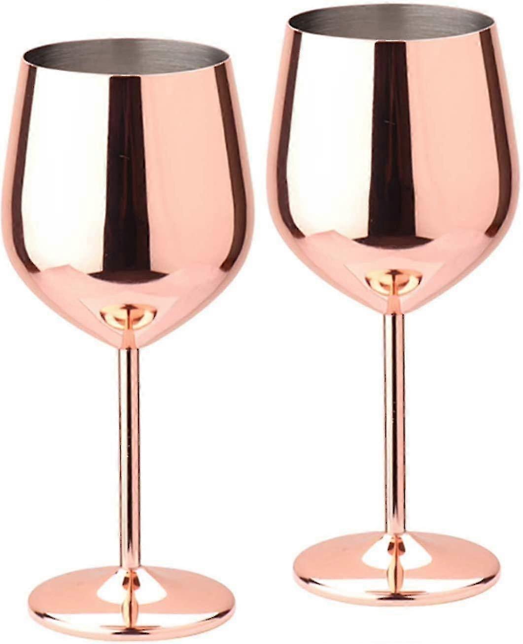 Beautify Champagne Flutes / Glasses Copper 2 Pieces Stemware