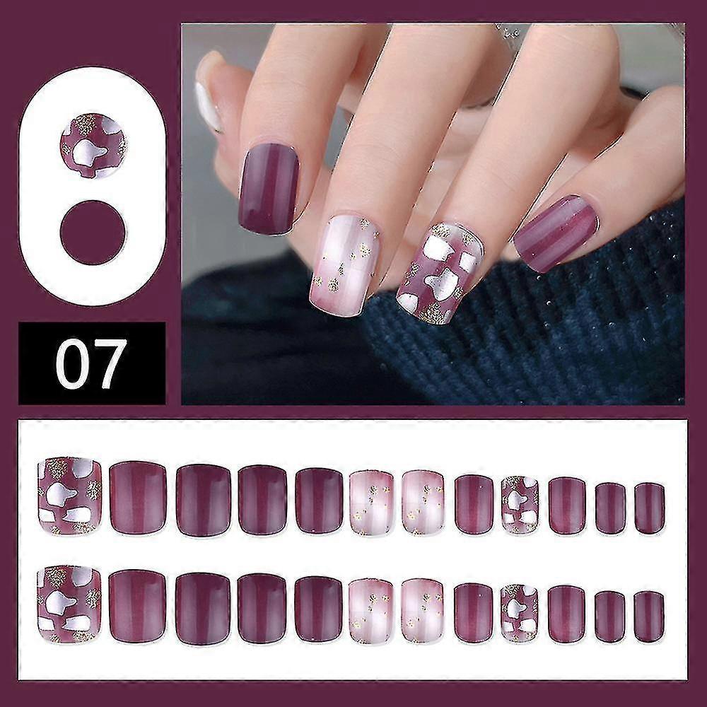 Lindas uñas artificiales con uñas a presión Manicura uñas a presión para salón Bono: obtenga una lima de uñas de grado profesional gratis por valor de 5 con su purcha