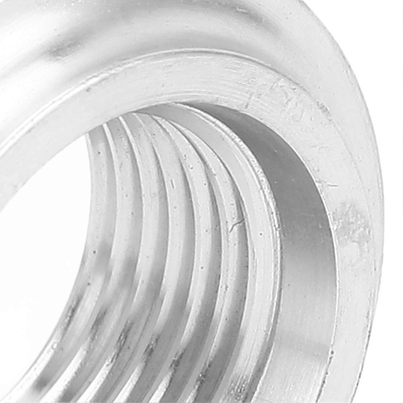 2Pcs FemaleThreaded Joint 8AN Car Liquid Flange Welding Aluminum Threaded Connection Joint