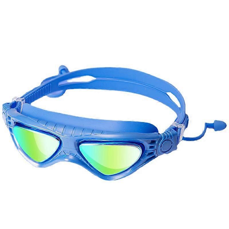 Children's Swim Goggles Electroplated Fashion Large Rim Style Swimming Goggles