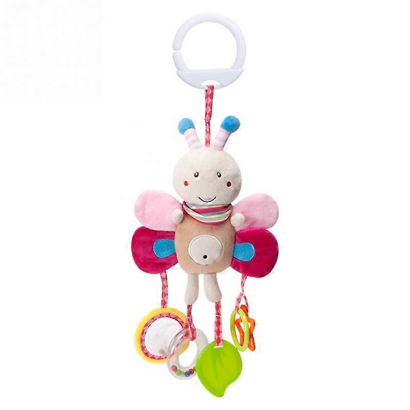 Baby Tags Stuffed Animal Soft Toy Lovey Elephant Plush Bell Toy Built-in Rattles Sensory Toy For Newborn Toddler Infant Gifts - Baby Rattles & Mobiles