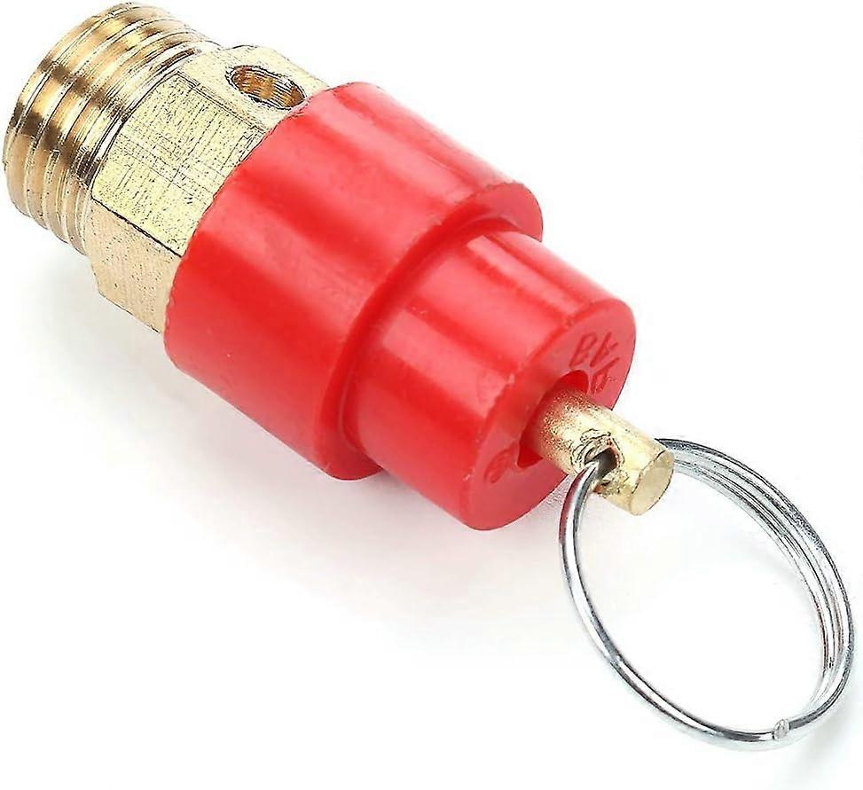 1 / 4 120PSI luftkompressor sikkerhetsventil, messing luftkompressor sikkerhetsventil