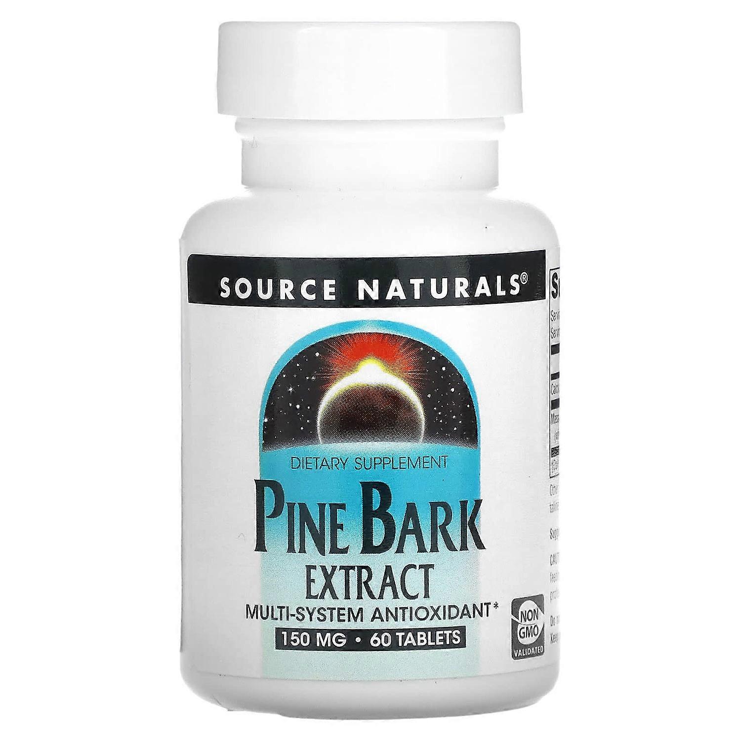 Source Naturals, Pine Bark Extract, 150 mg, 60 Tablets
