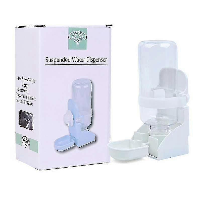 Hanging Pet Drinker Hanging Automatic Water Feeder(size:white)