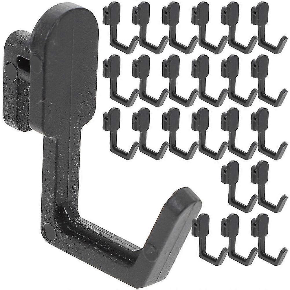 24pcs Plastic Pegboard Hooks J Shape Pegboard Hook Peg Board Tool Organizer