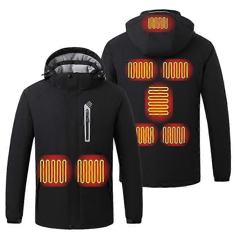 Heated Jacket For Men, 8 Heating Areas, Outdoor Warm Jacket
