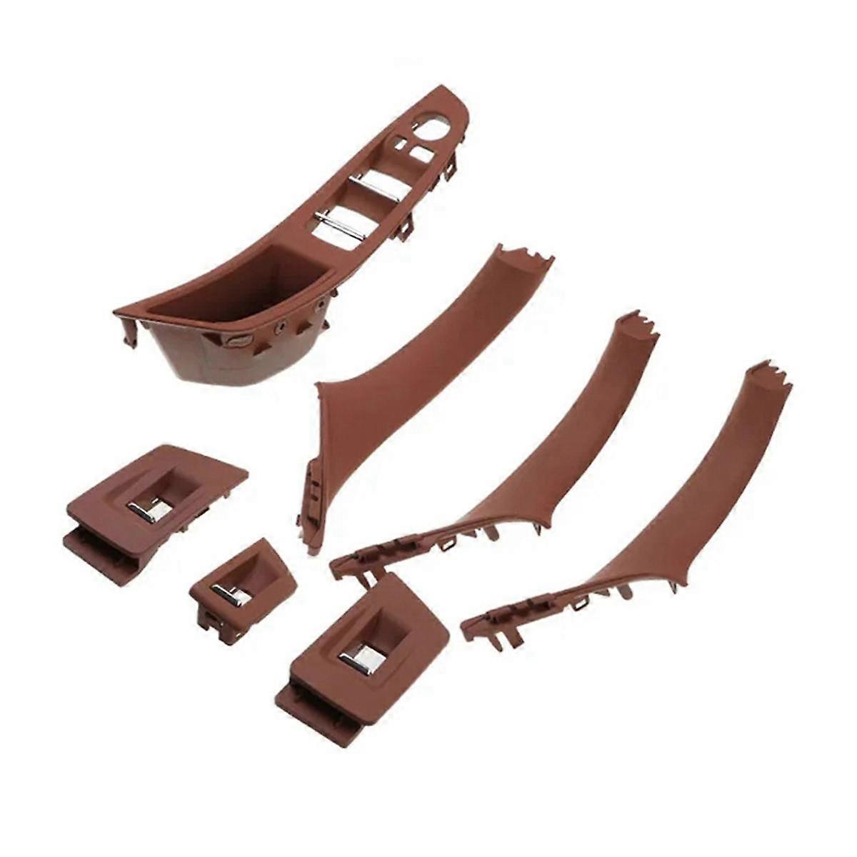 Car Inner Door Panel Handle Pull Trim Set for F10 535I 550I 528I Inner Armrest Handle 51417261929 5