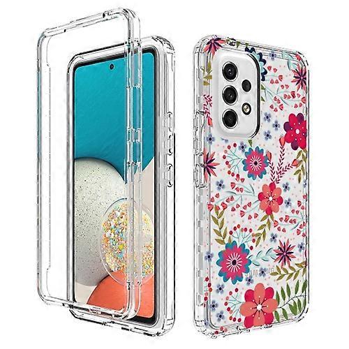 For Samsung Galaxy A53 Transparent Painted Phone Case