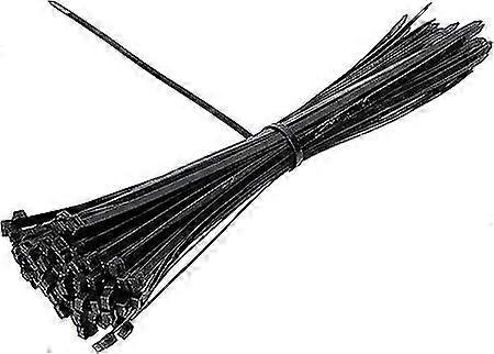 Black Cable Ties 100pcs 4 X 200mm Uv