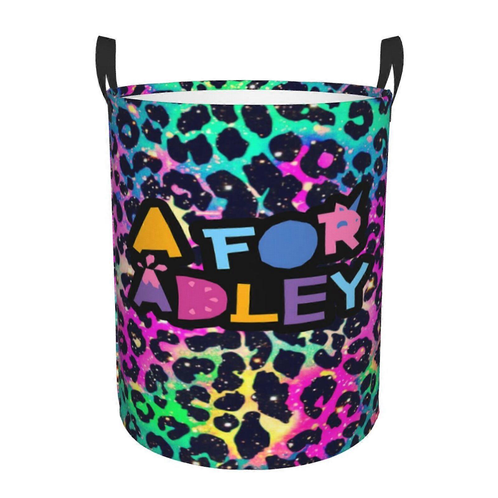 Afor Adley 3d Graphic Flame Laundry Basket Fire Flame Clothes Hamper Storage With Handle-SYS27710