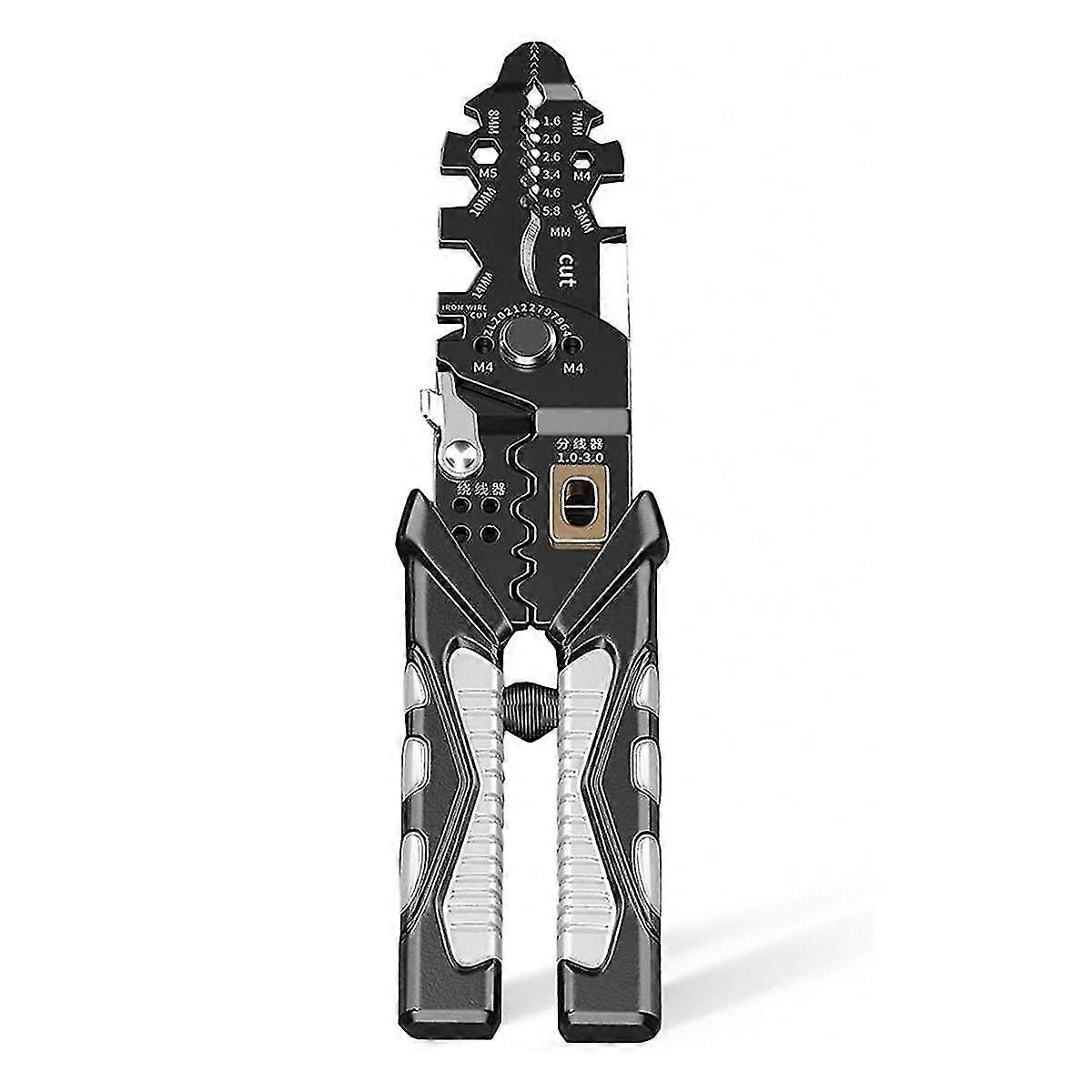 Wire Stripper Tool,25-in-1 Multifunction Wire Strippers Electeical,8inch Multifunctional Electricion Pliers