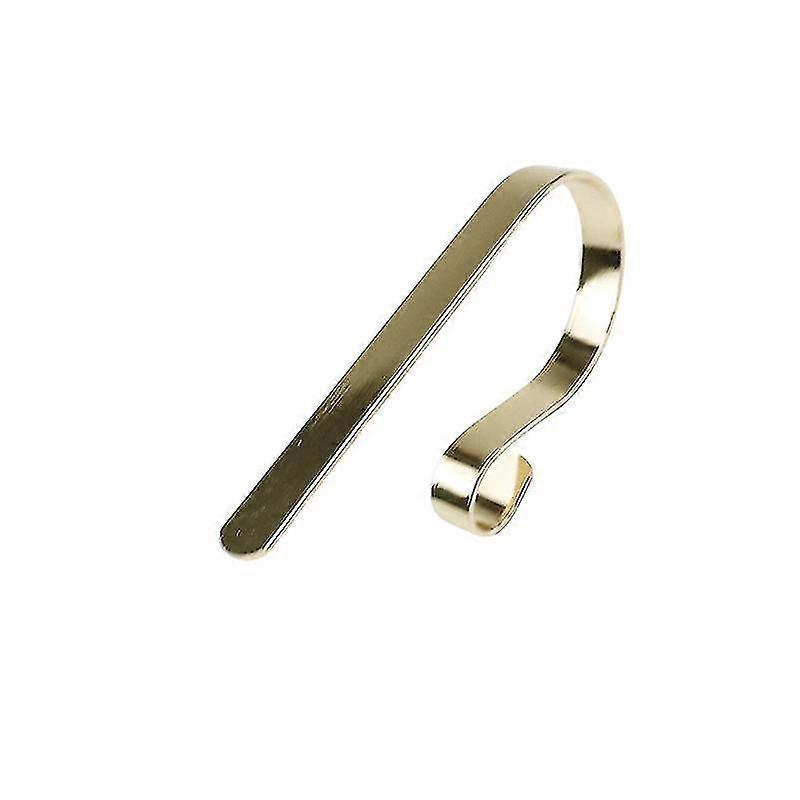 6pcs Metal Hook Light Gold