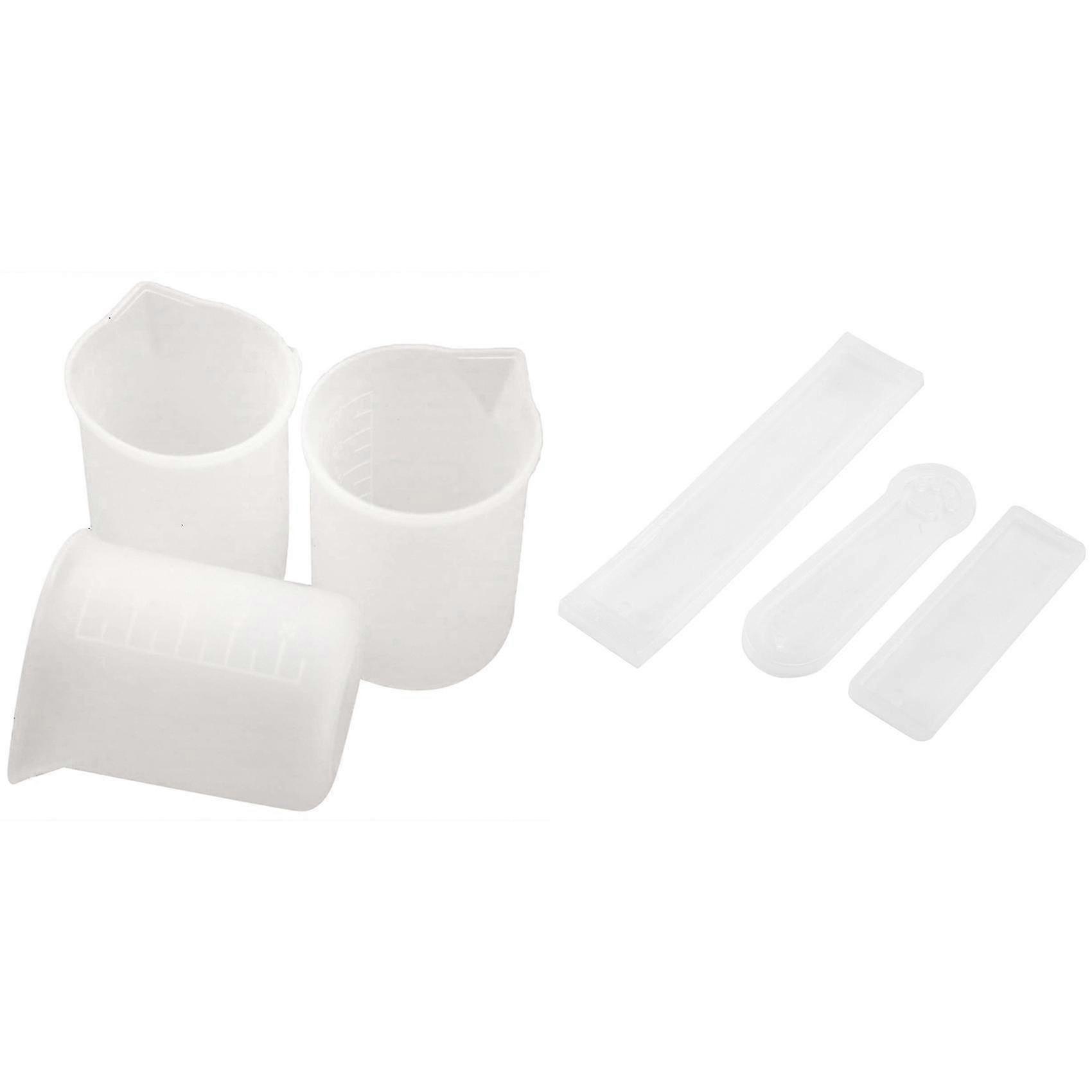 3 Pcs Diy Bookmark Mould Making Epoxy Silicone Transparent Mold