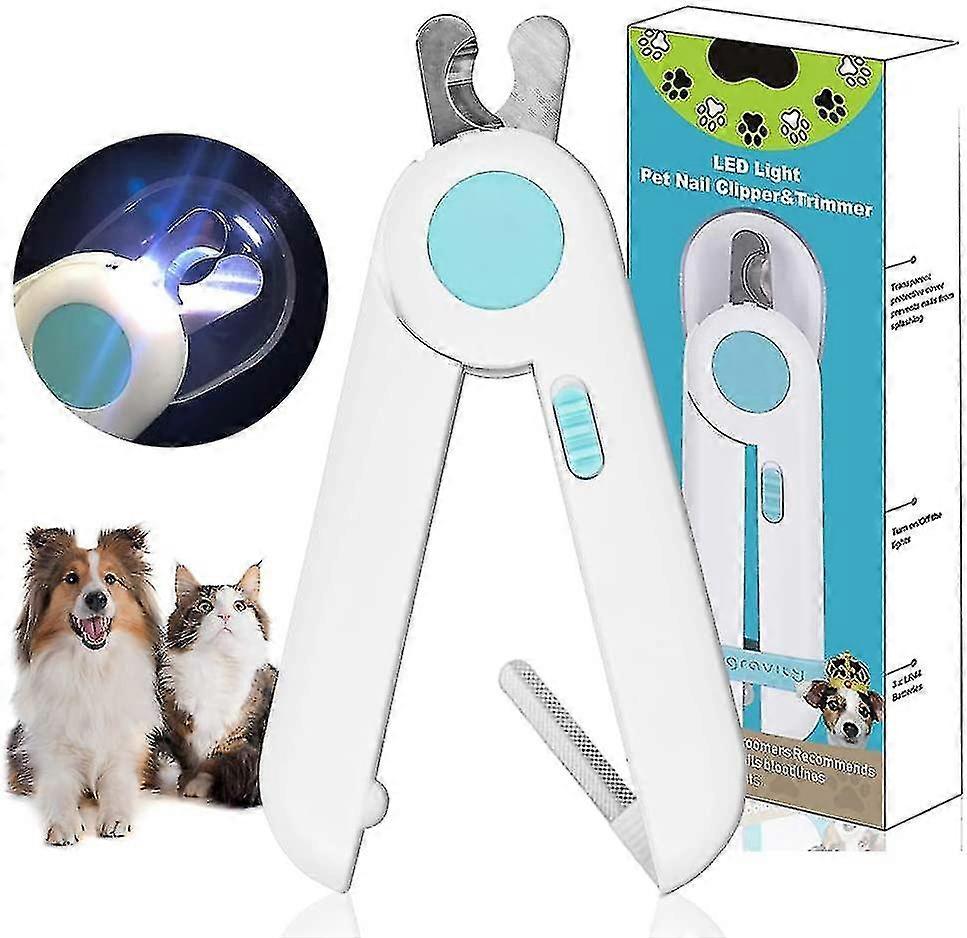 Pet Supplies Pet Nail Clippers, With Light, Labor-saving, Sharp And Durable