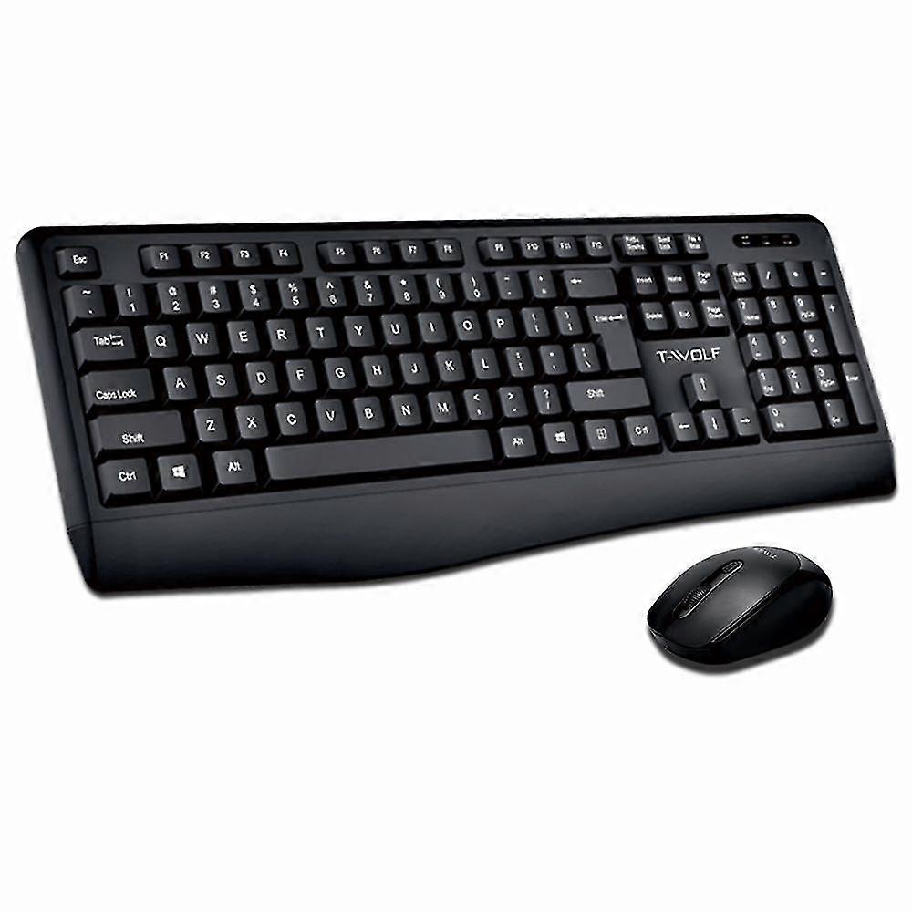 Tf100 2.4g Wireless Keyboard And Mouse Set Office Business Notebook Home Usb Ergonomic