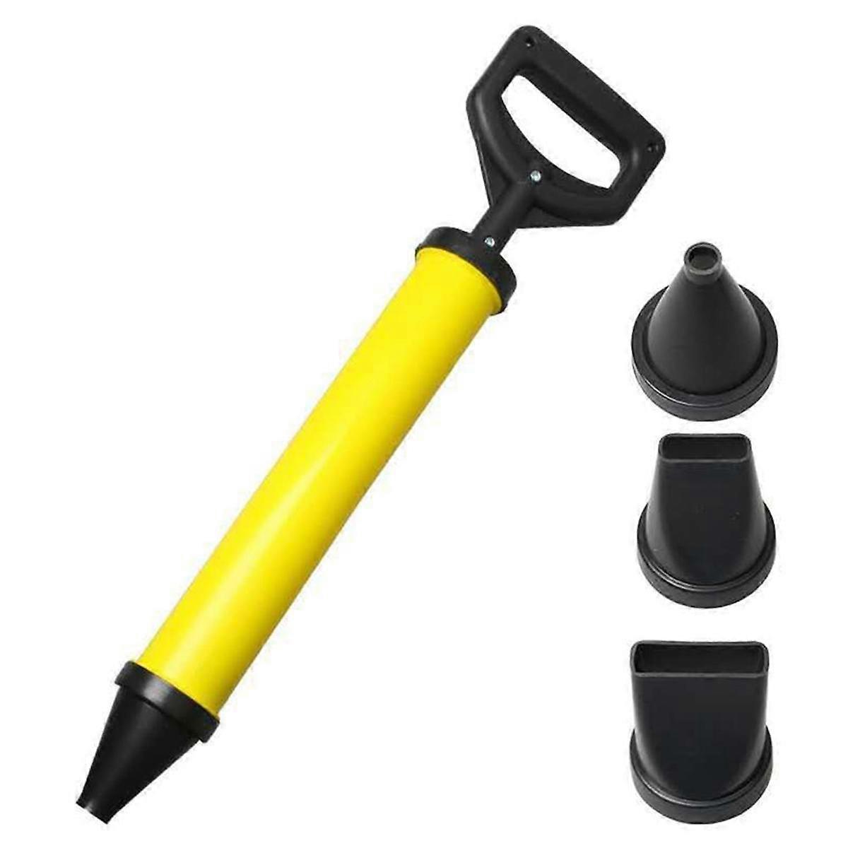 Caulking with 4 Nozzles Grouting Mortar Sprayer Cement Pump Grout Filling Tools Applicator Hand Too