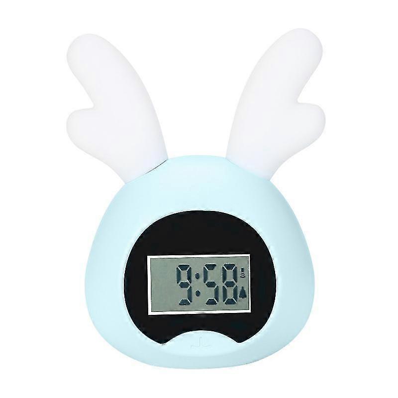 New Plastic Alarm Clock Small Desktop Clock Rabbit Ear Style Alarm Clock