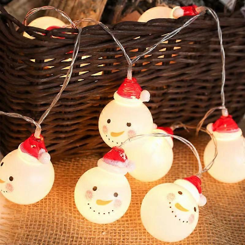 1pc 3m Christmas snowman String Lights Decor