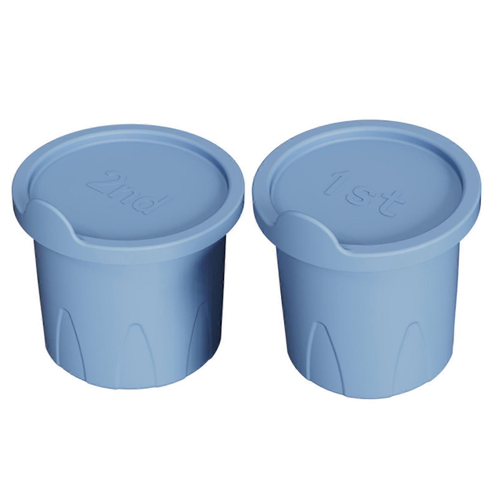 2/3Pcs Silicone Ice Mold for 20/30 Oz Cup Stackable Hollow Cylindrical Ice Cubes Tray Easy Release Versatile Ice Cube Maker for Cocktails Coffee