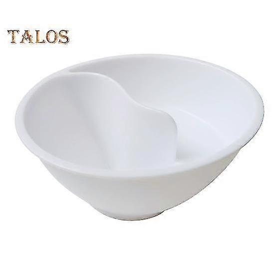 Cereal Milk Bowl Partitioned Anti-soggy BPA-free Creative Spiral Slide Lazy Snack Cereal Bowl for Dinning Room