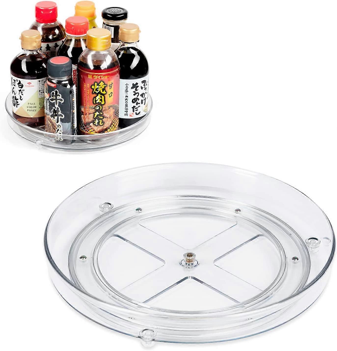 1 Pcs Turntable Cupboard Organizer