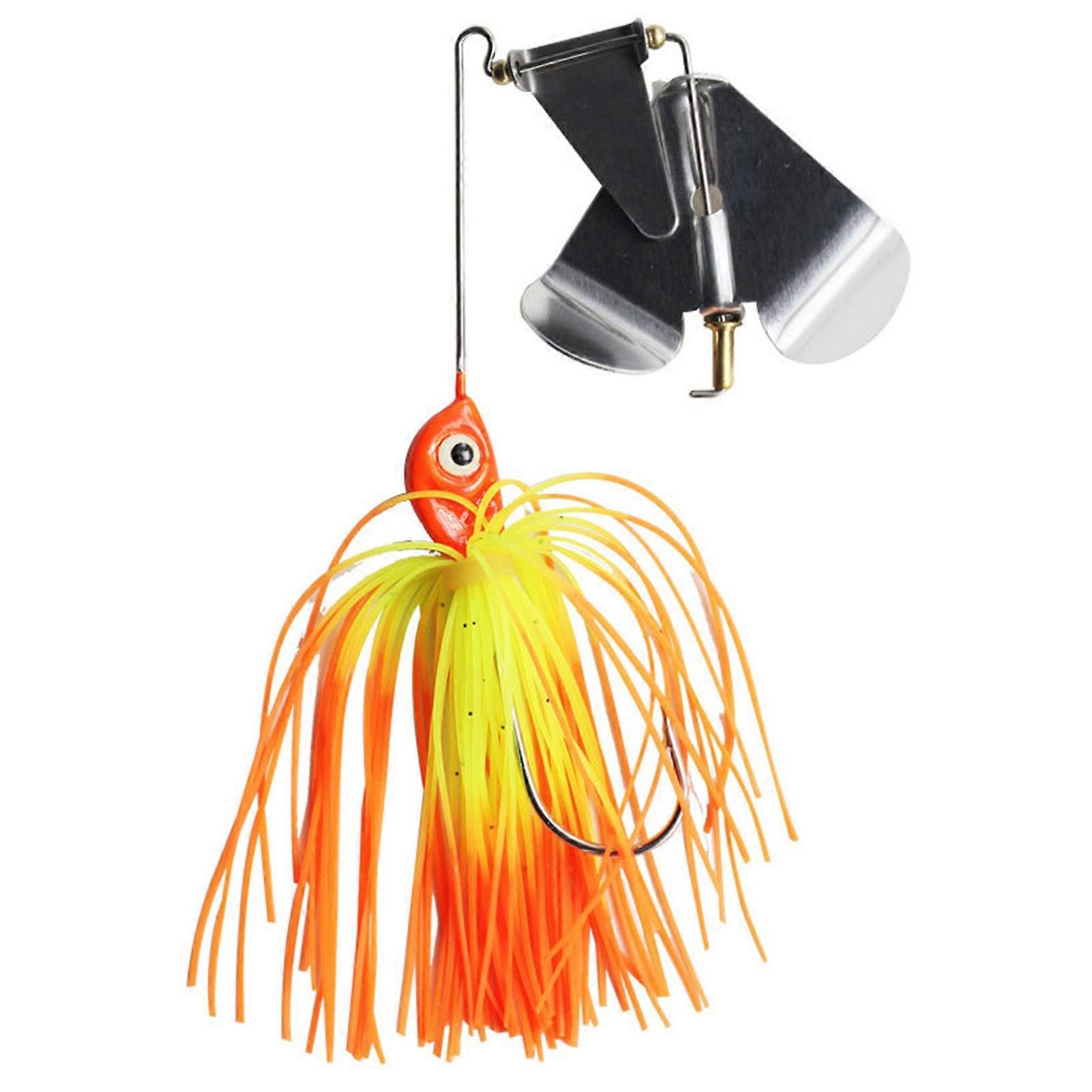 Kaesi 14.7g/12cm Lure Bait 3D Simulation Fisheye Sharp Hook Tempting Angling Fish Whisker Spinning Sequin Fake Lure Outdoor Fishing