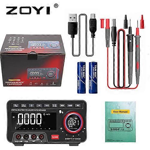 ZT-5566SE Desktop Voice Multimeter Professional Digital Bluetooth 19999 Counts True RMS Auto Range DC/AC Meter