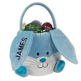 Canvas Easter Bag Diy Easter Basket Rabbit Ears Bag Decoration Gift-sy