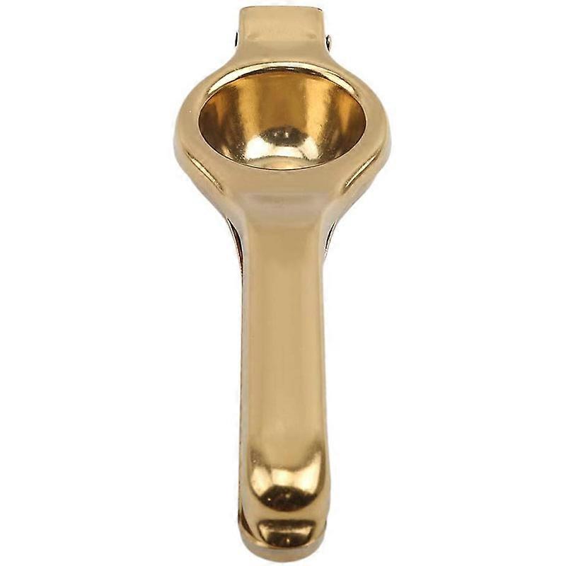 Manual Lemon Juicer Stainless Steel Juicer Press Citrus Handle Lime Squeezer Tool, Gold