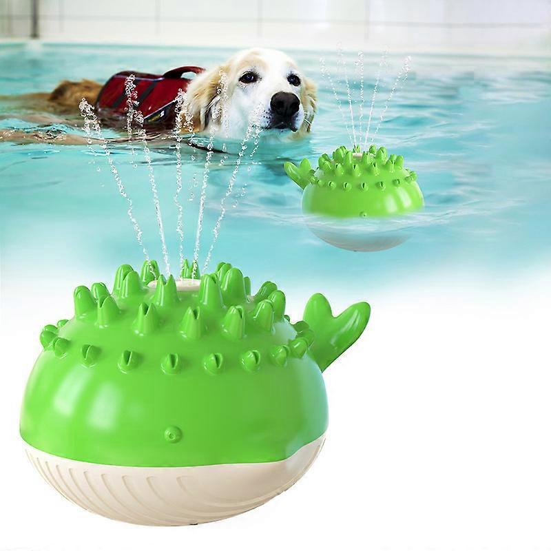 EVAGO Electric Pet Toys Floating Swimming Pool Toy for Dogs, Anxiety Relieving Smart Interactive Multi-Functional Tooth Brush Molar Teeth Cleaning Che