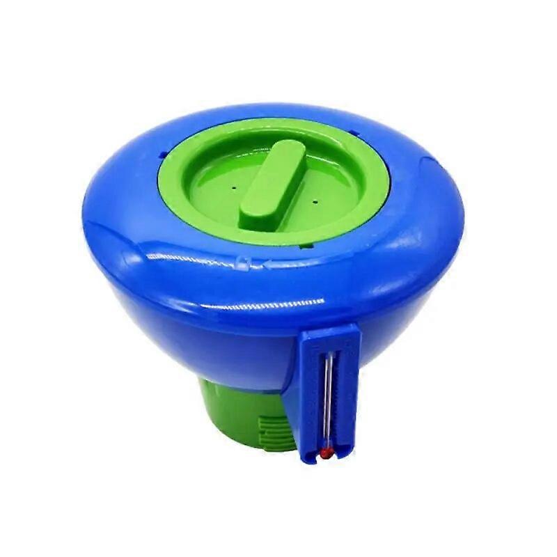 Swimming Pool Floating Chemical Chlorine Dispenser With Thermometer Disinfection Automatic Applicator Pump Pool Cleaning Tools