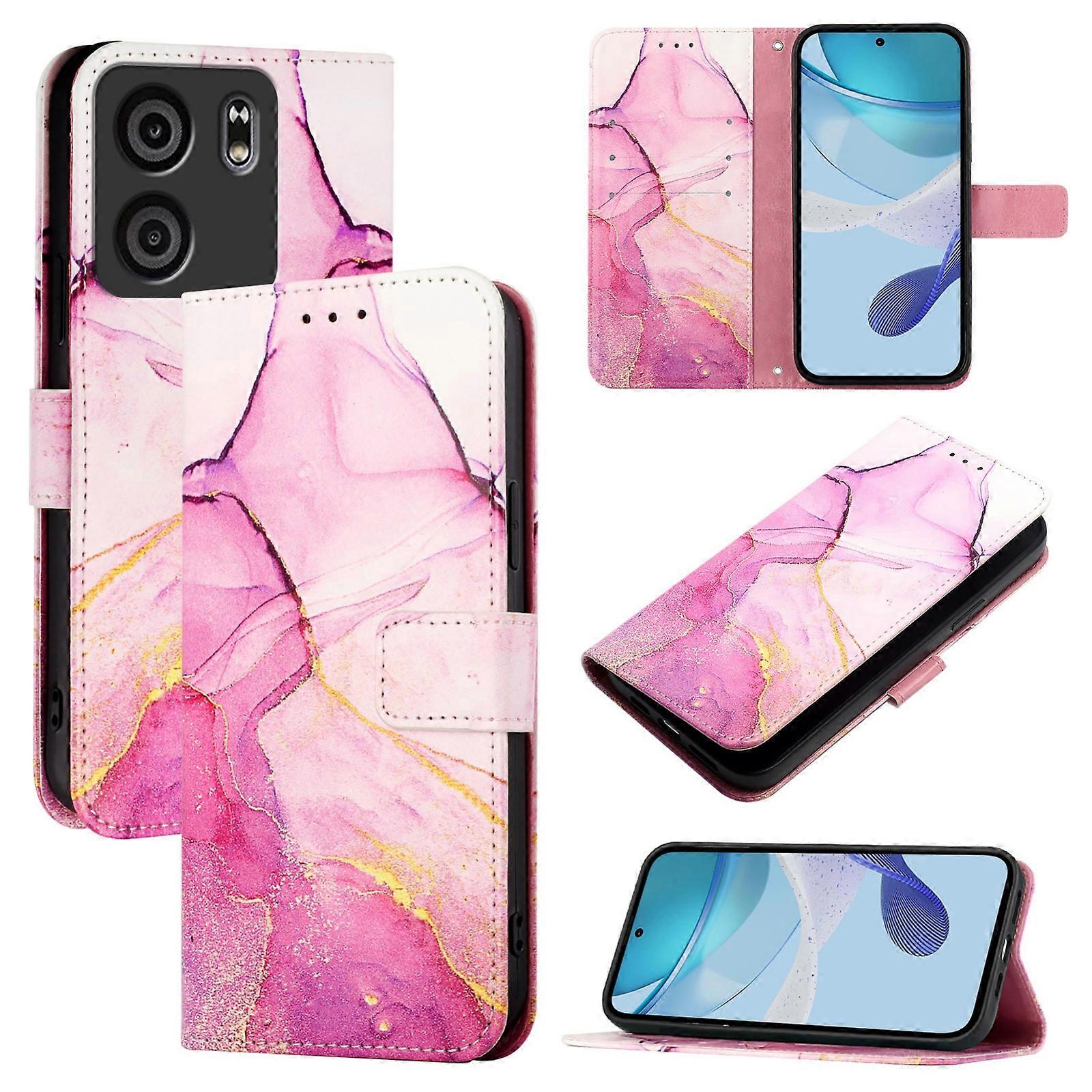 Marble Leather Phone Case For BLU View 5