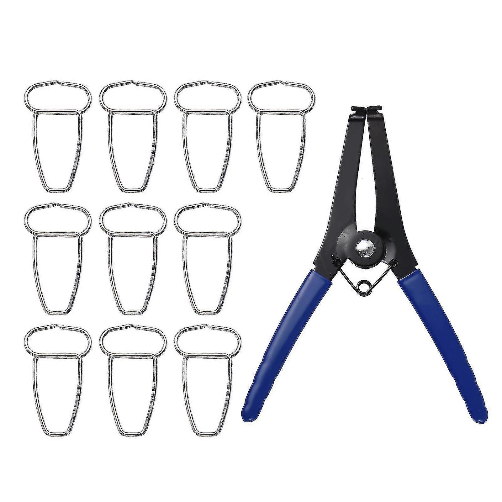 Spring Clamp Pliers With 10 Miter Clamps Woodworking Tool Miter Pliers And Clips For Frames Moldings Wooden Composite Miter Corners