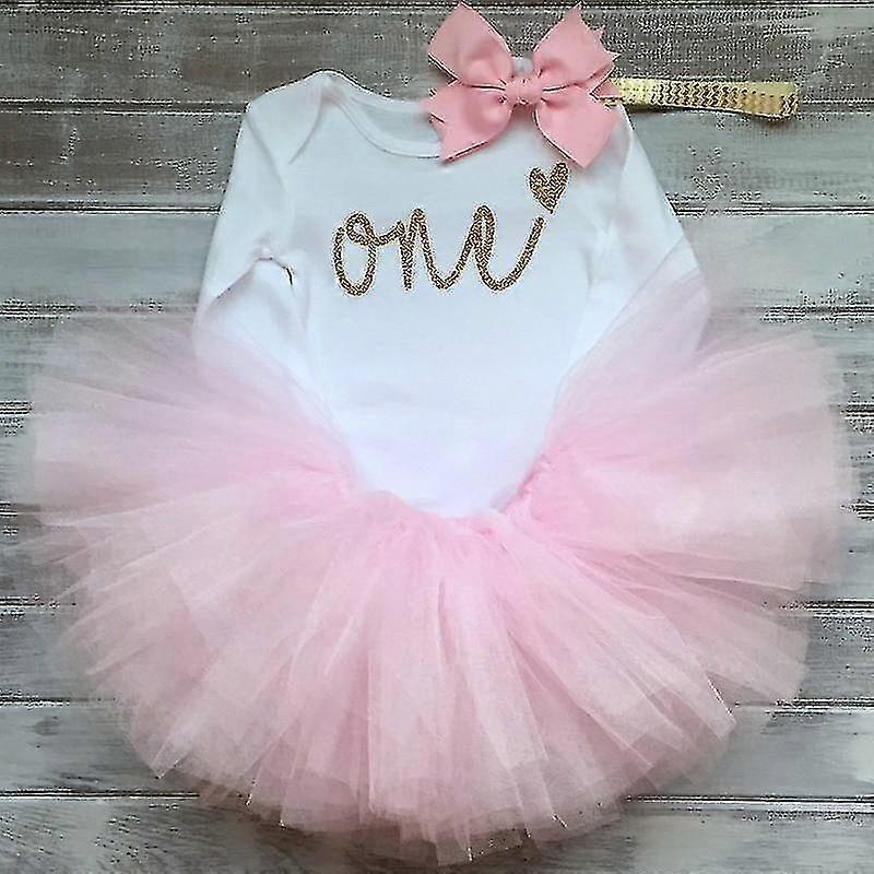 Vauvan asumekot, pitkähihainen romper, tutu-mekko ja pääpanta set-jie