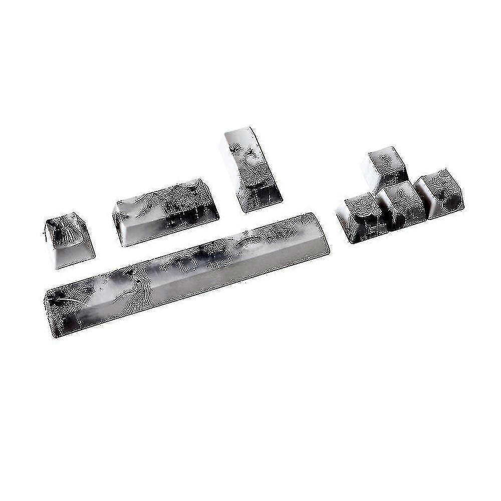 Pbt Five Side Dye-subbed Keycaps Compatible With Diy Mechanical Keyboard,3