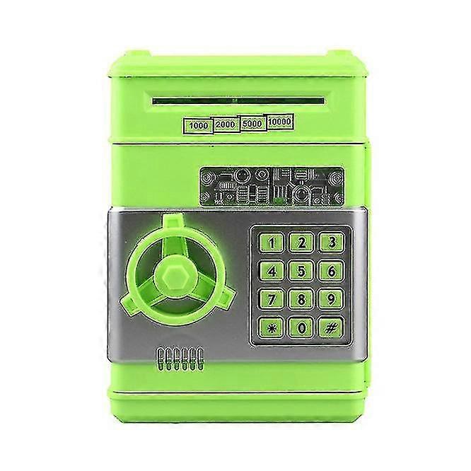 Electronic Piggy Bank Safe Atm Password Cash Box Automatic Deposit Banknotes Gifts Birthday