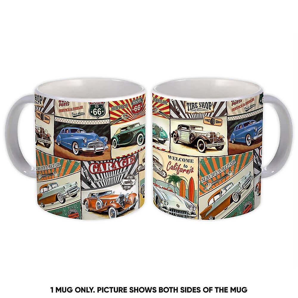 Geschenkbecher: Retro Oldtimer Transport