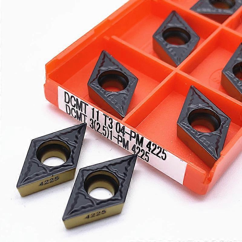 DCMT11T304 DCMT11T308 PM4225 High Quality Carbide Insert InternalOriginal Lathe DCMT 11T304 11T308 PM 4225 Turning Tool