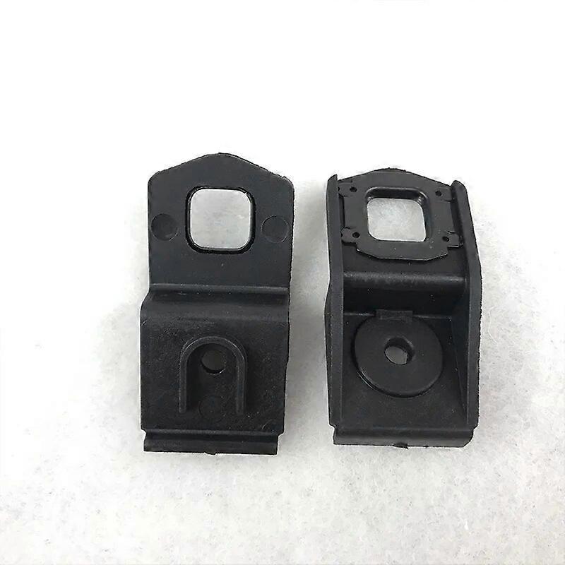 Lot De 4 Pattes De Fixation Pour Grille, Plastique Noir, Dimensions 42 X 36 4 Mm Hauteur 15 6 Mm