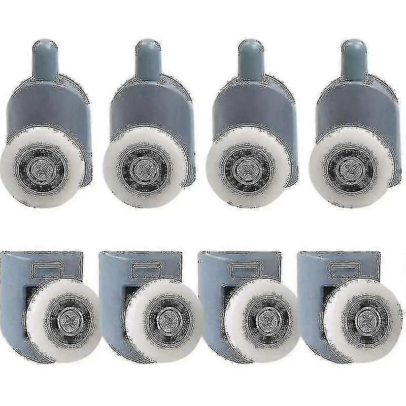 Shower Door Rollers 23mm 8pcs Bathroom Sliding Rollers for Shower Enclosure Z