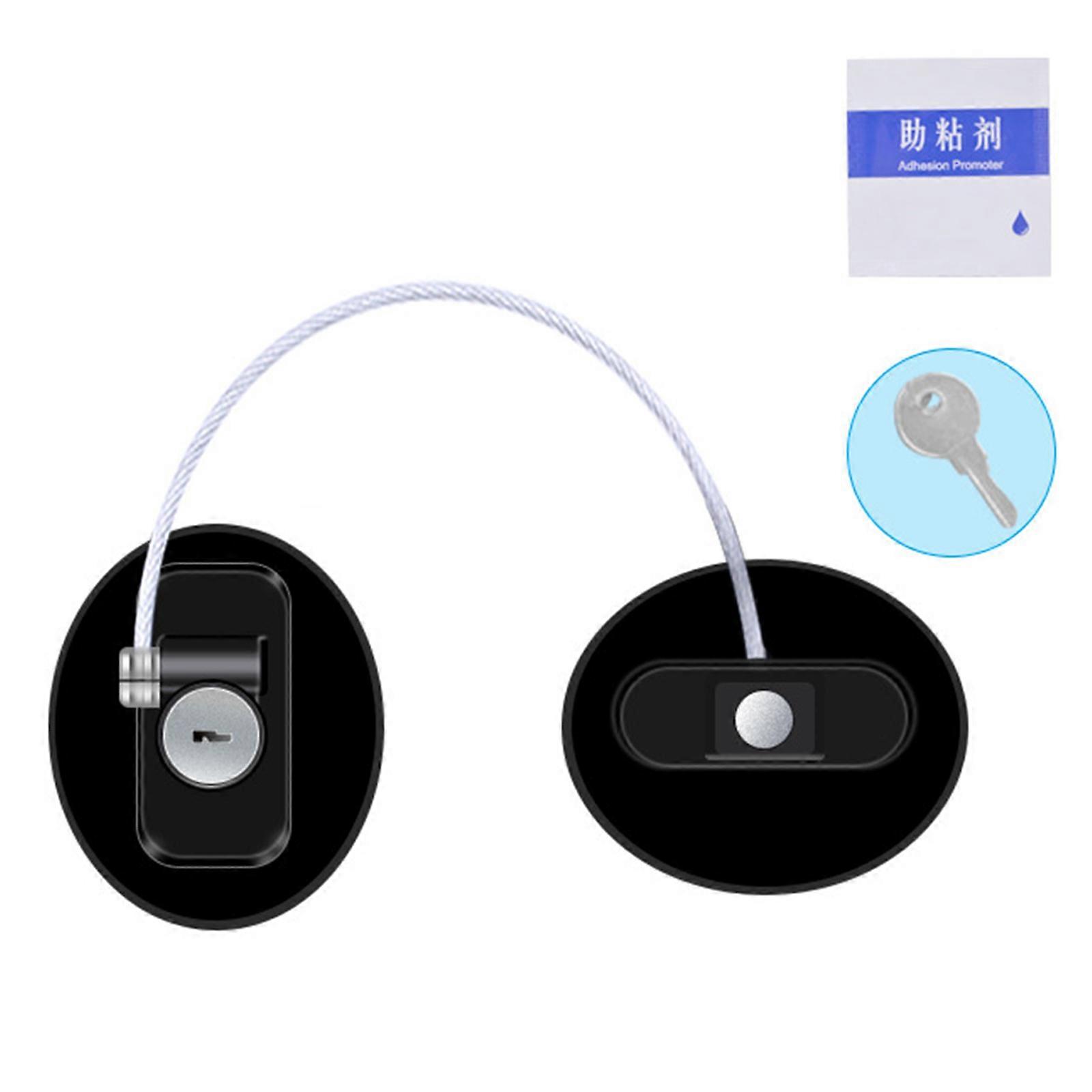 Refrigerator Door Locks, Fridge Lock with Keys, File Drawer and Child Safety Cabinet Lock with Strong Adhesive