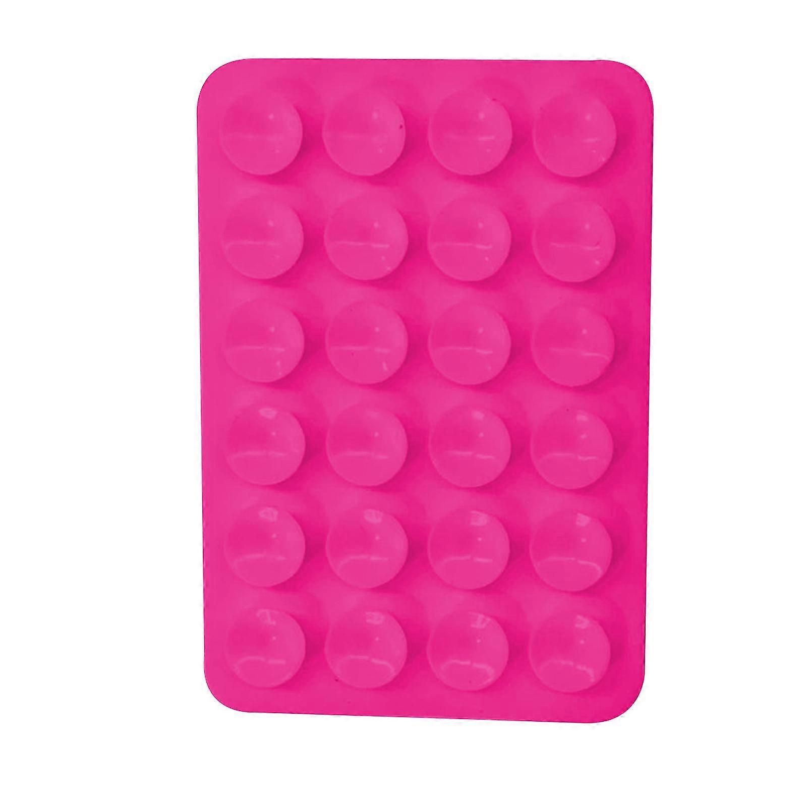 5pcs Silicone Suction Phone Case Adhesive Mount, For Iphone & Android Cellphone Case Compatible, Hands-free Mobile Accessory Holder
