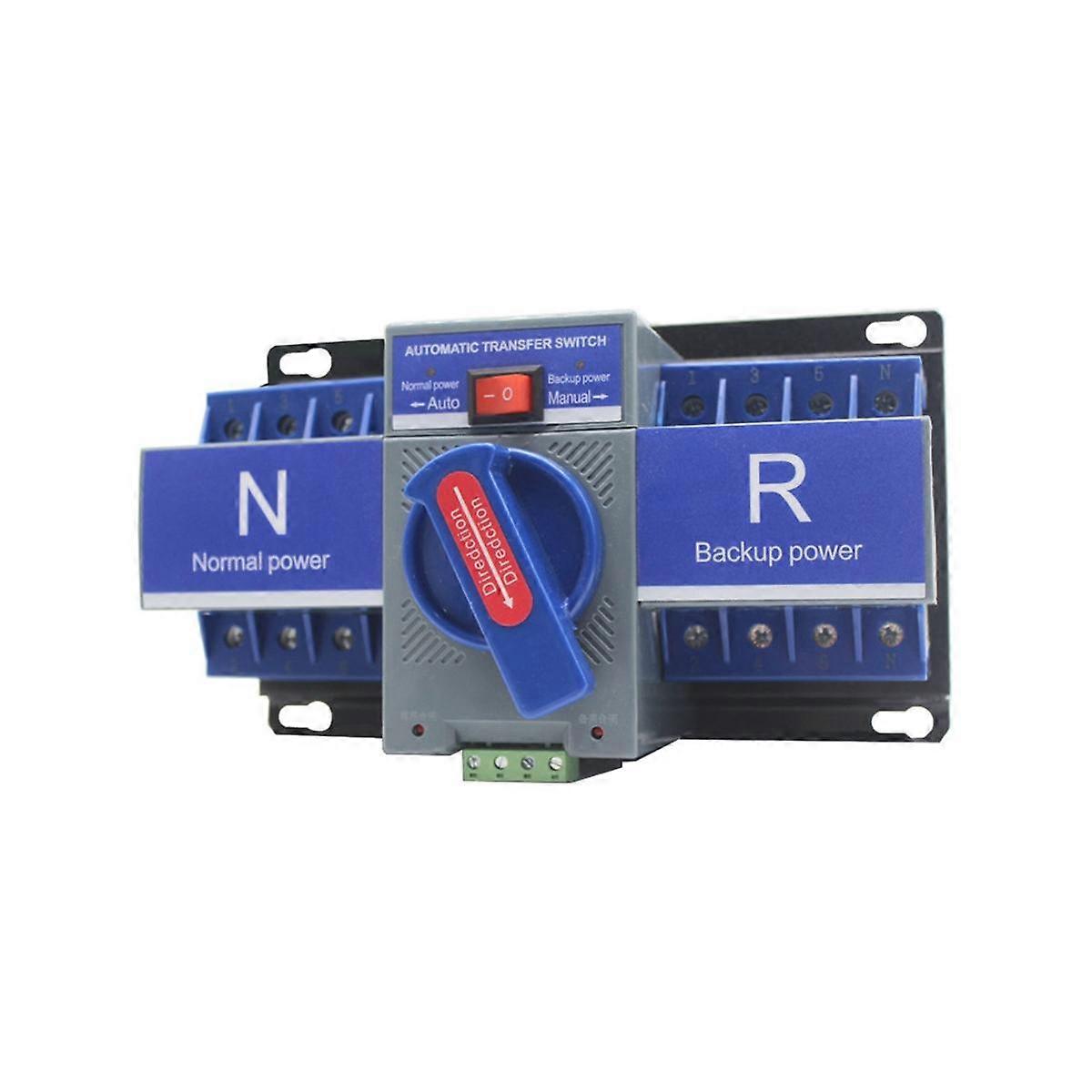 Automatic Transfer Switch 63A 4P Automatic Transfer Switch with Electromechanical Locking Protectio