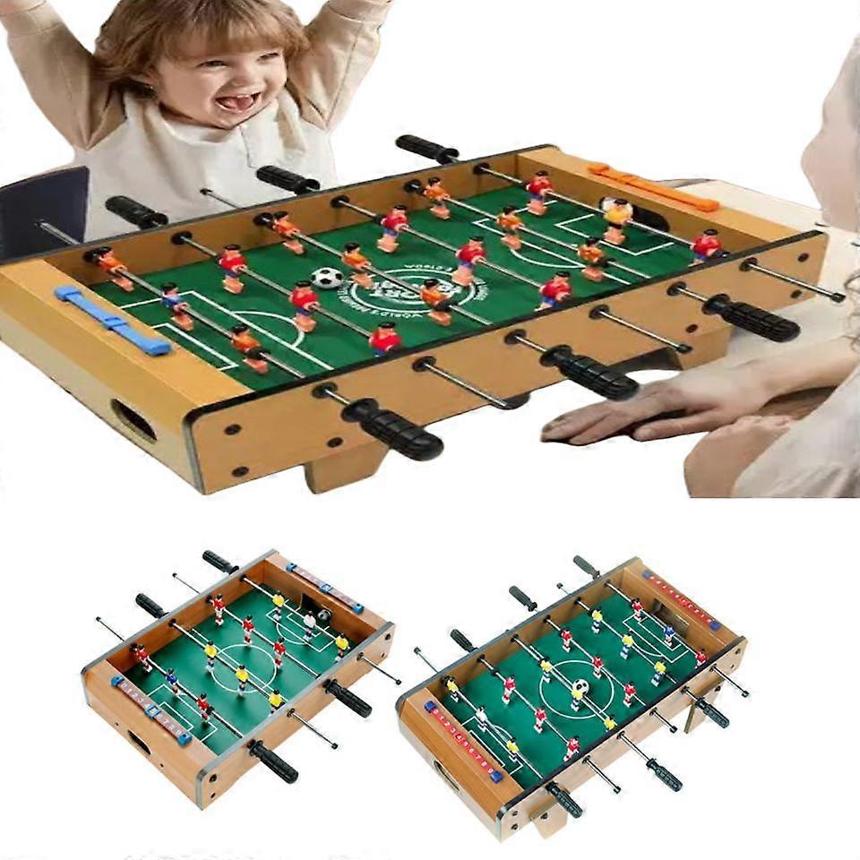 Tabletop Soccer Table with 2 Balls, Score Keepers, Portable Football Table