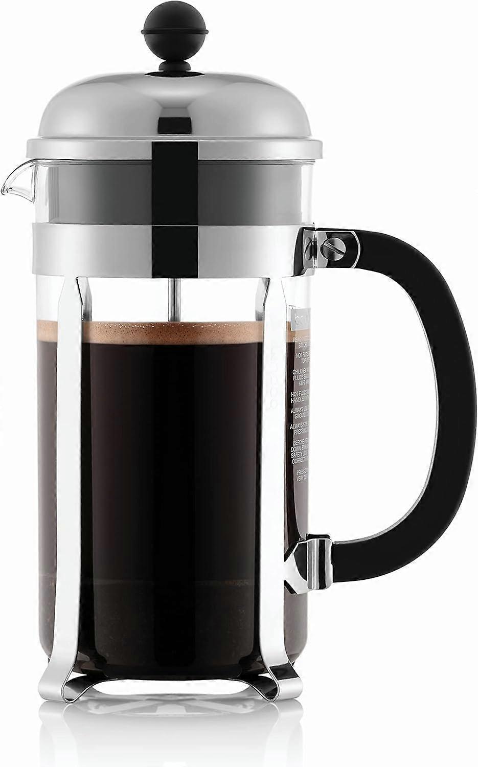 Stempelkande kaffemaskine - 8 kopper - 1,0 L