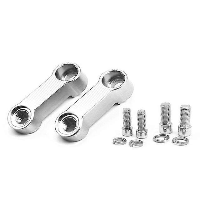 2PCS Universal Motorcycle Rearview Mirrors Extension Riser Extend Adapter Modified Front Transfer Base Widening Bracket