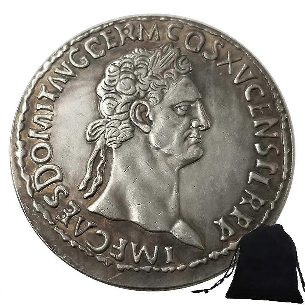 ヒストリックローマンアートコインラッキーチャレンジポケットコイン 哲学者キングコイン/楽しいローマ帝国記念コイン+ギフトバッグ