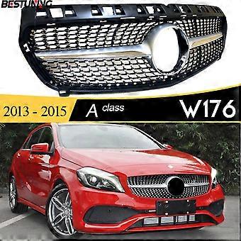 Grille De Pare-chocs Avant En Diamant Pour Mercedes Classe A, W176, A200, A220, A250, A300, A180, Année 2013, 2014, 2015