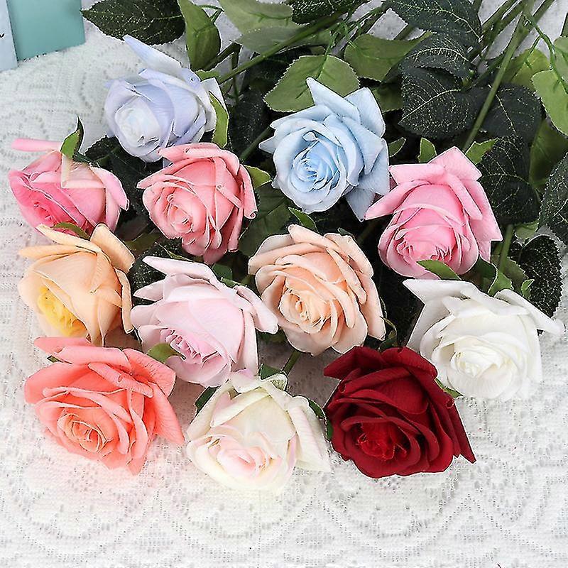 Single Artificial Rose Feel Moisturizing Rose Valentine's Day Wedding Home Decoration