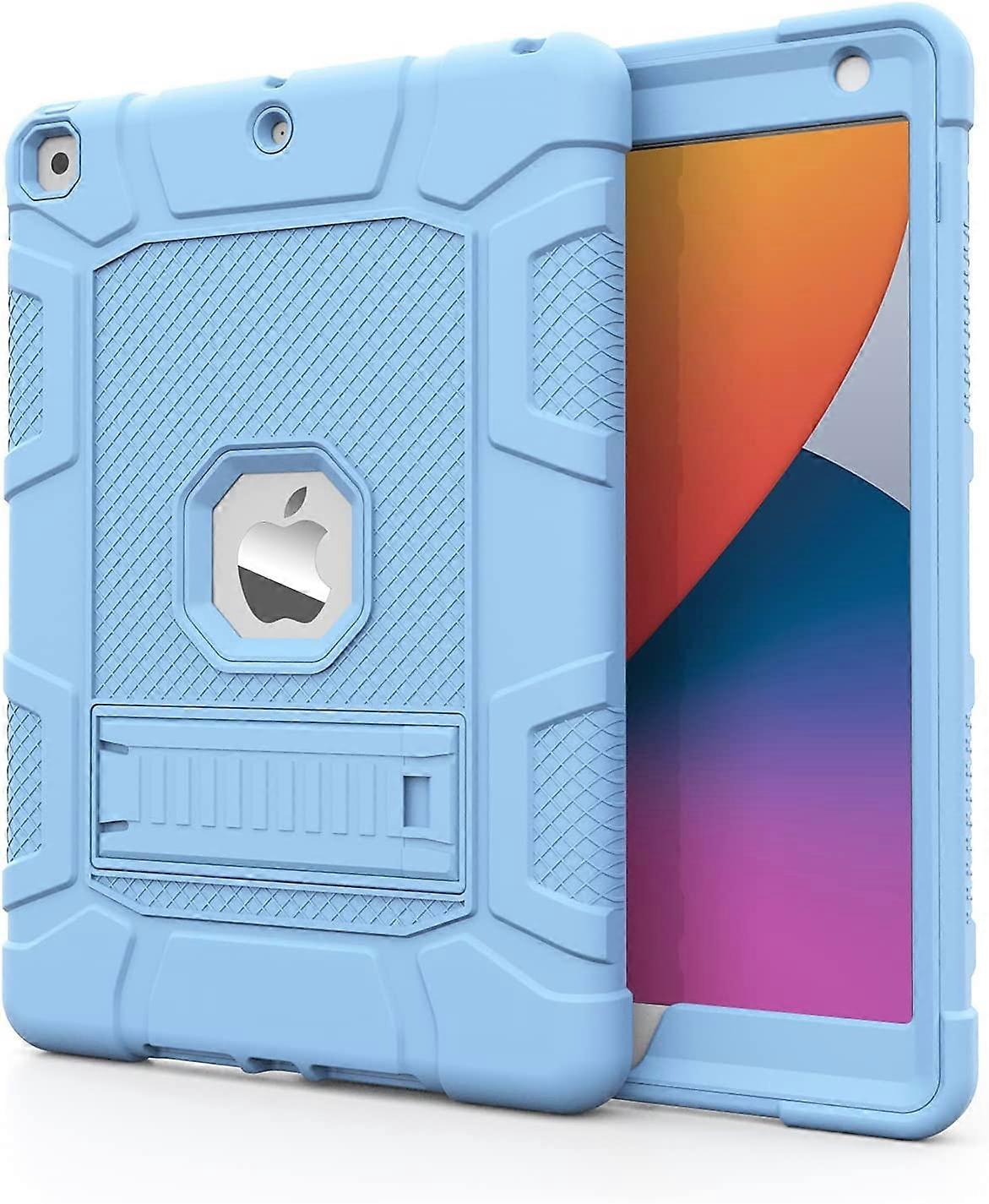 Azzsy Case for iPad 9th Generation / iPad 8th Generation / iPad 7th Generation (10.2 Inch, 2021/2020/2019 Model), Slim Heavy Duty Shockproof Rugged Pr